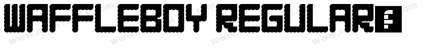 WAFFLEBOY Regular字体转换